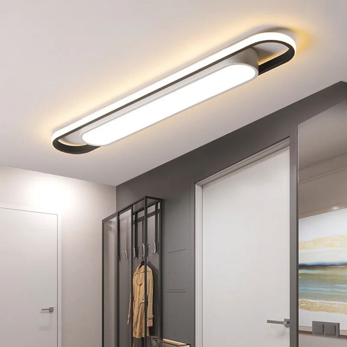 Luminária LED 80cm Ark com Difusor Lateral e Central