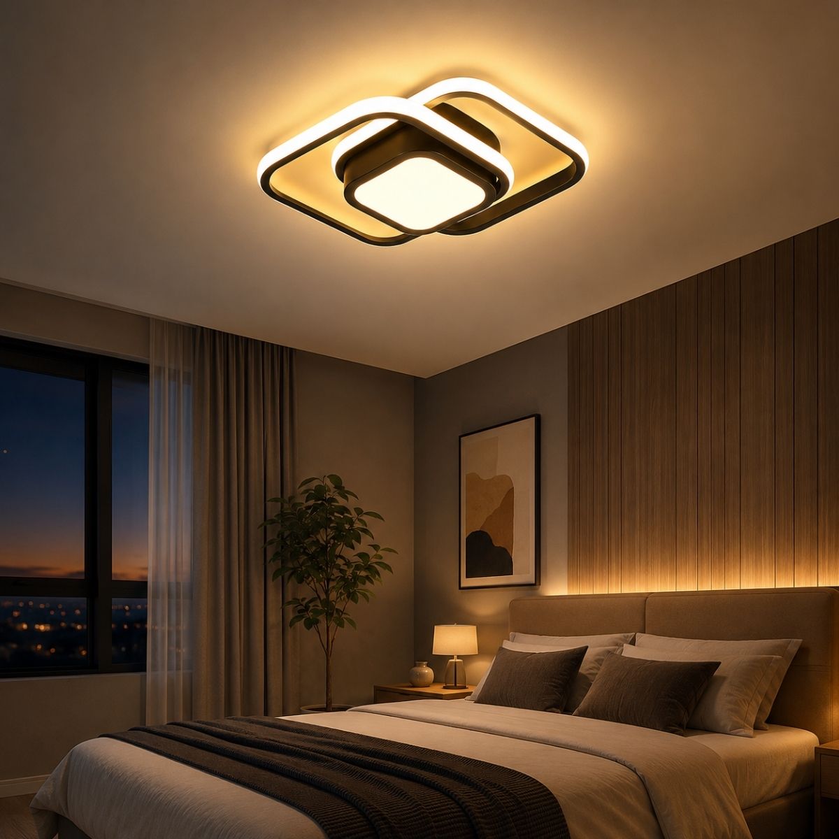 Luminaria Plafon Led 26W Central - Modelo Urban