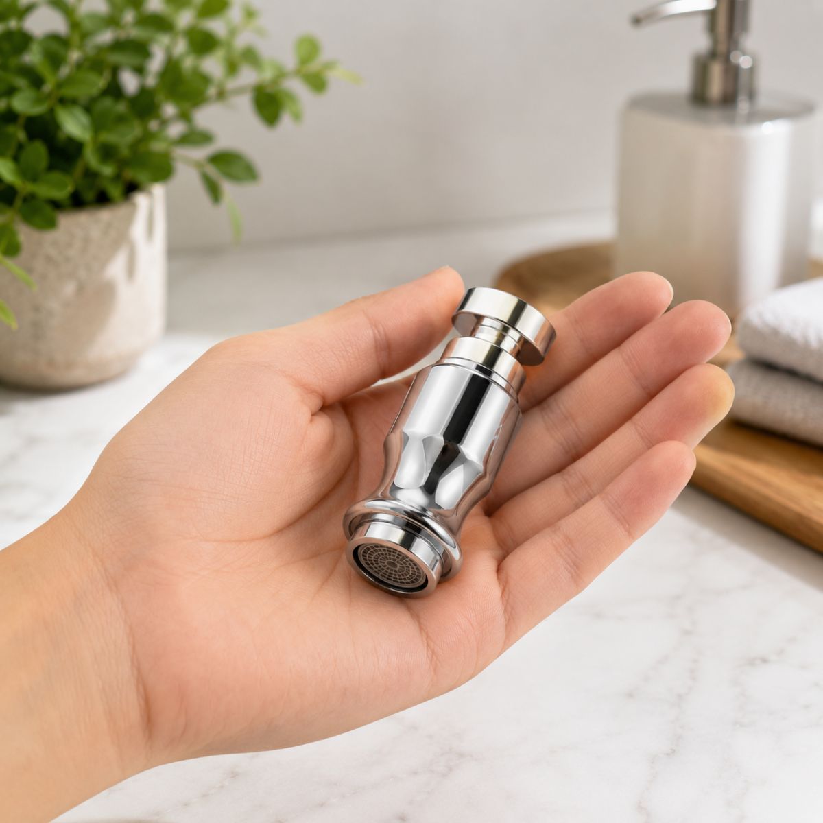 Adaptador Arejador 360º para Torneira com Economia de Água