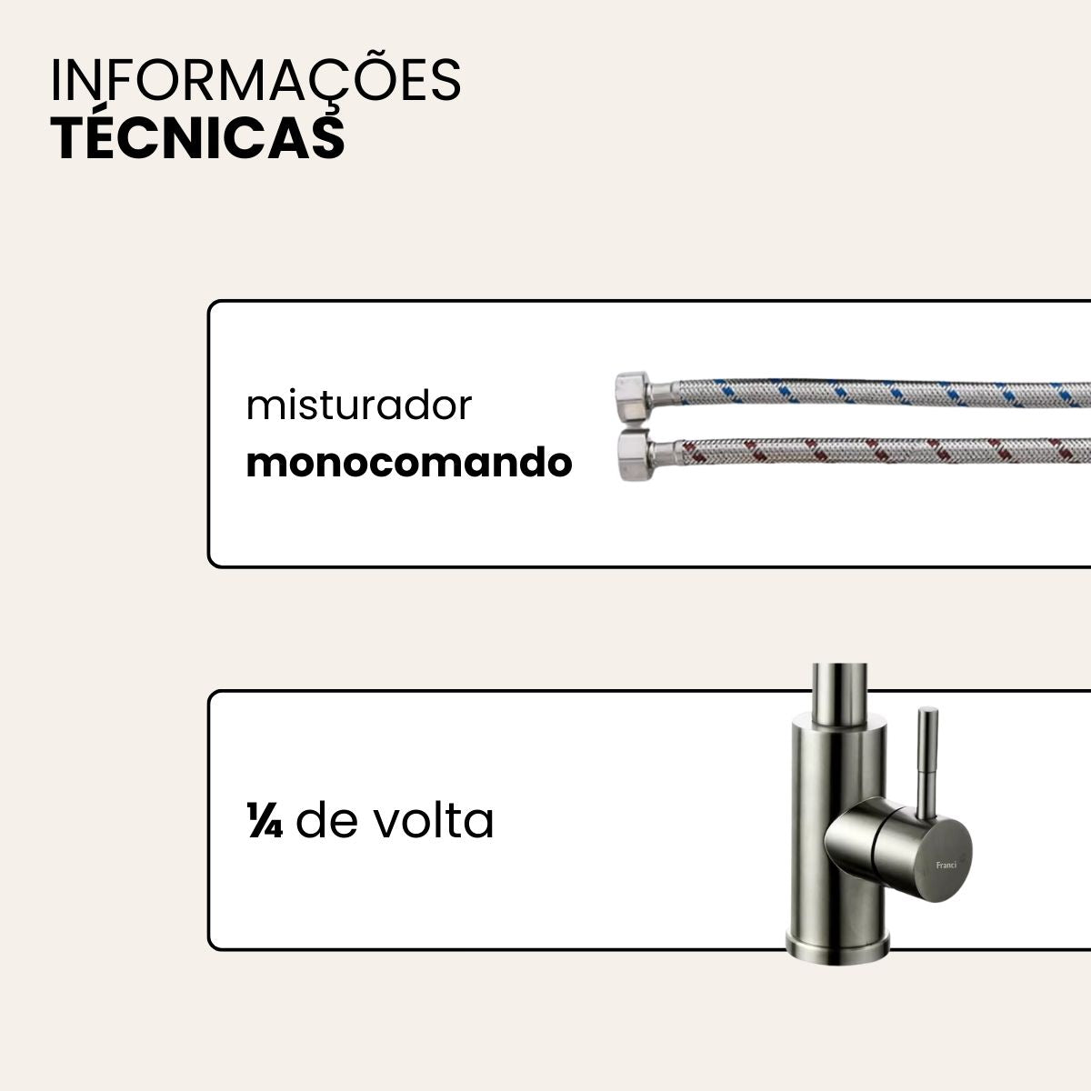 Torneira Bancada Misturador Extensor - Modelo Retracta - Cromado Fosco
