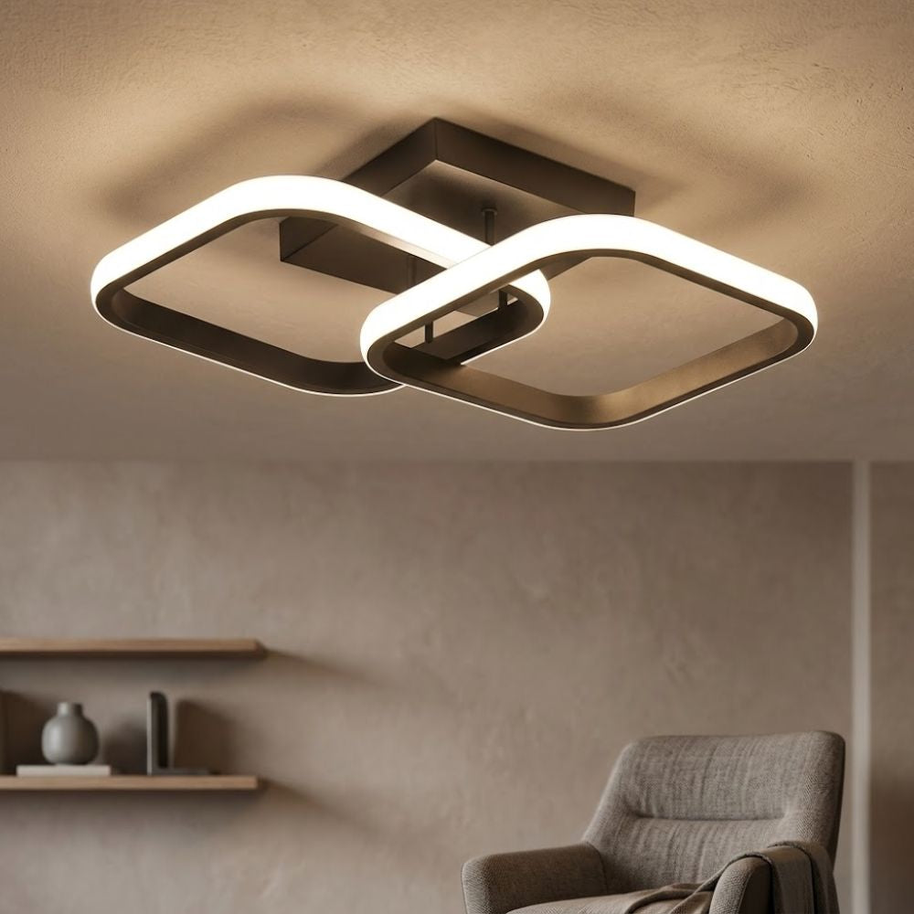 Luminaria Plafon Quadrado Led 24W - Modelo Franci
