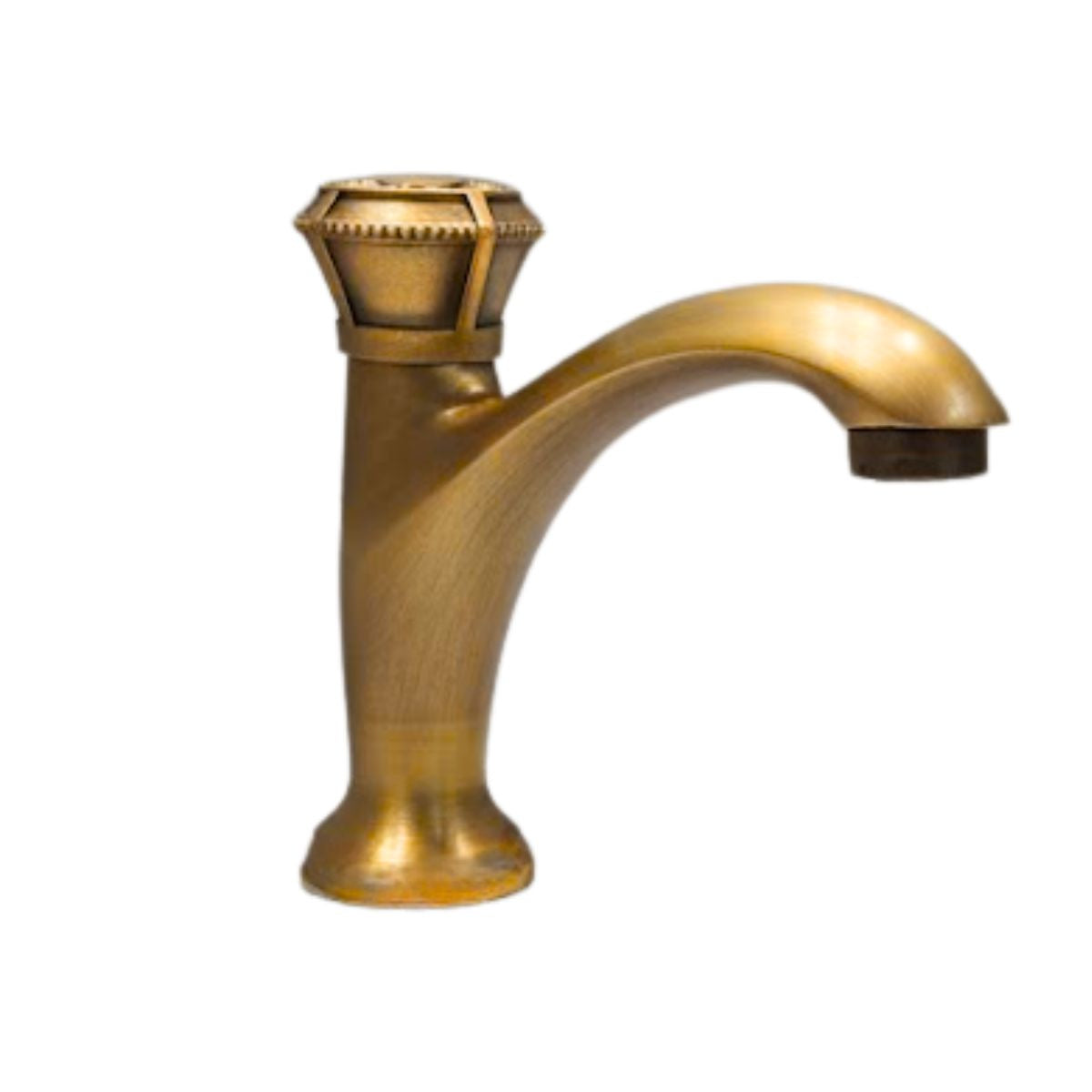 Torneira Bancada - Modelo Coroa - Bronze