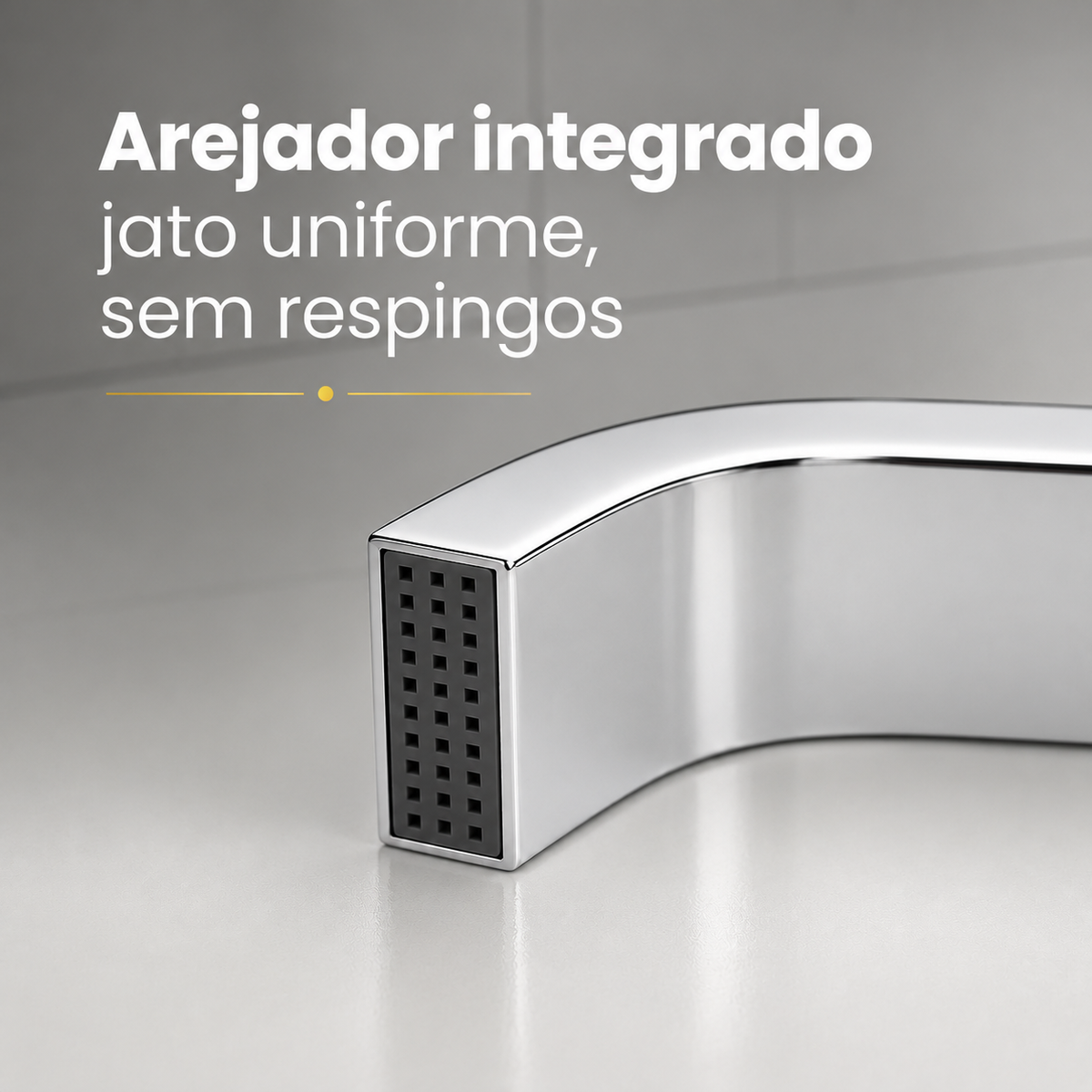 Torneira Parede - Modelo Grand Reno - Cromada