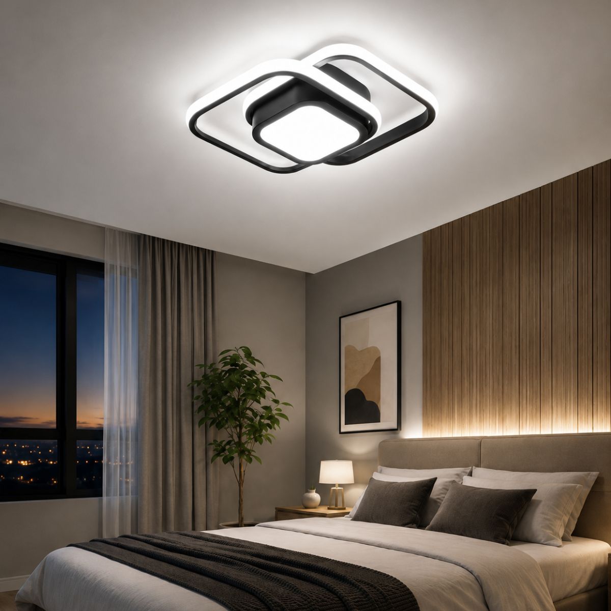 Luminaria Plafon Led 26W Central - Modelo Urban