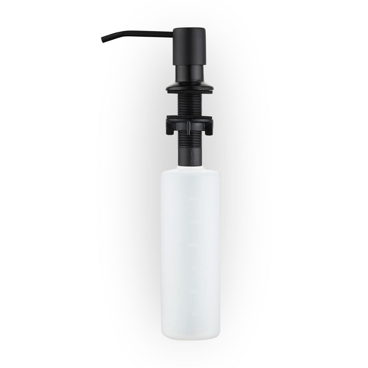Dosador de Embutir Inox/Abs 350ML - Cor Preta
