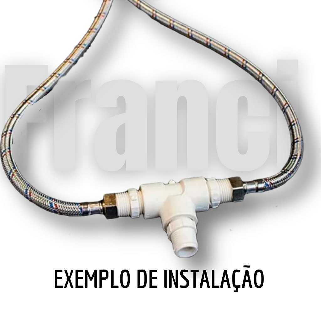 Conexão Tee Tubo Água Fria Torneira Monocomando Niple 1/2