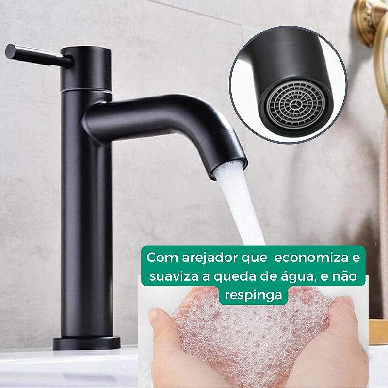 Torneira Bancada - Modelo Jarinu - Preta