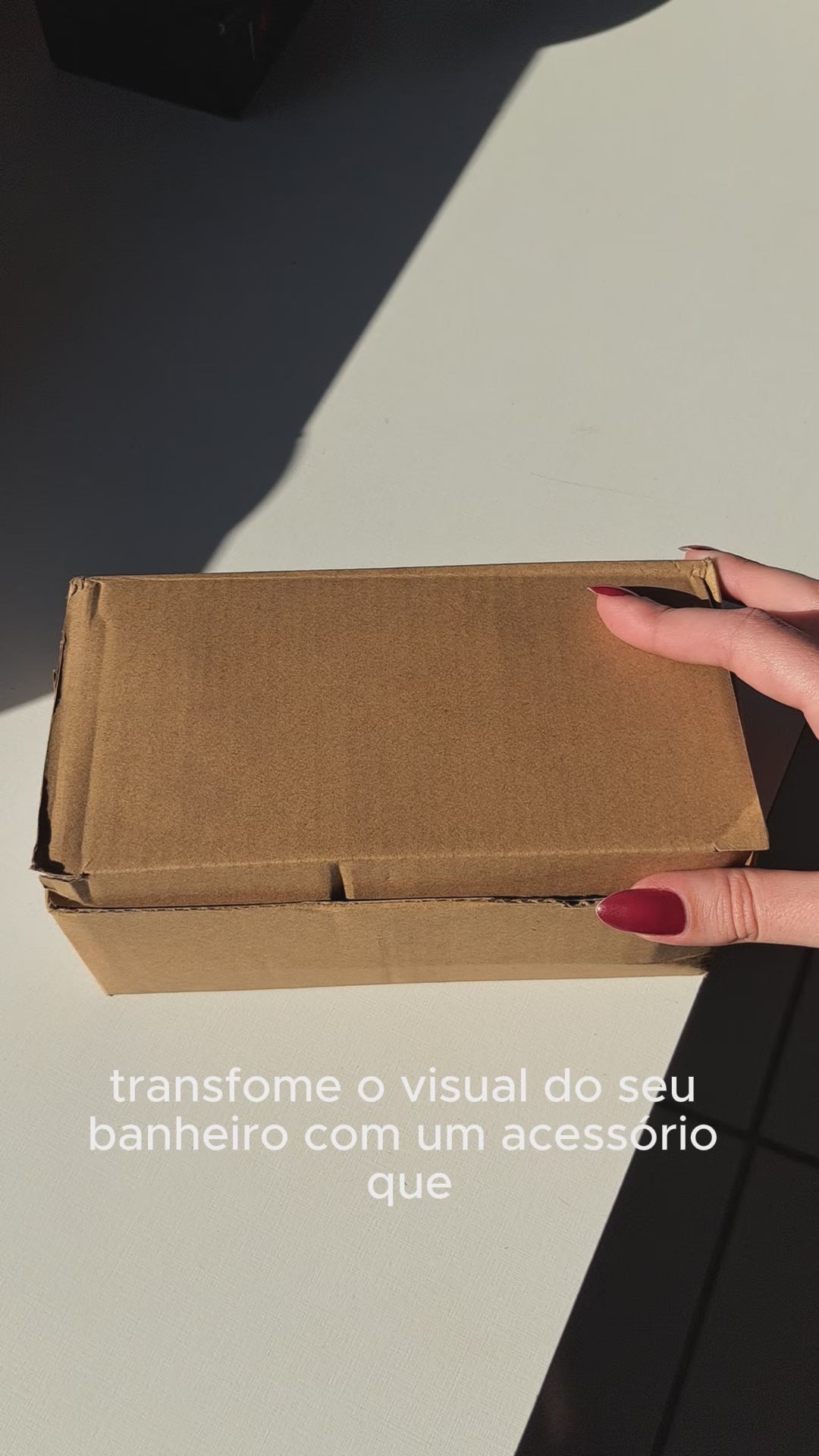 Porta Papel Higiênico Suporte Liso Alumínio - Cor Preto